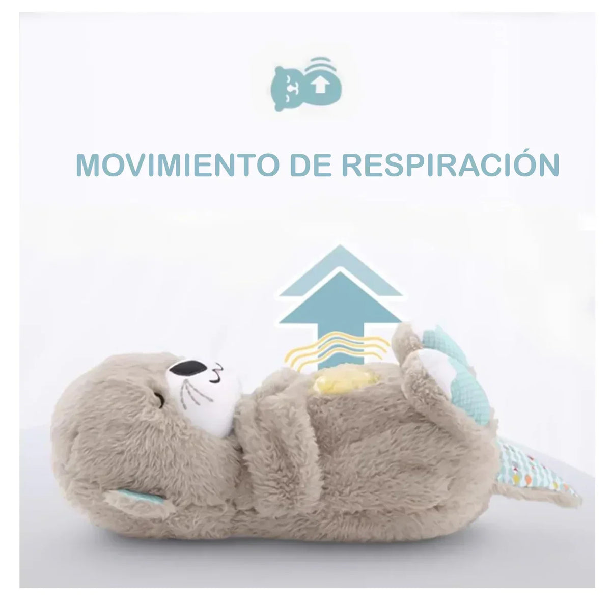 Peluche Nutria Relajante que Respira