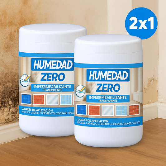 PROMO 2x1 Impermeabilizante Transparente contra infiltración, moho y humedad