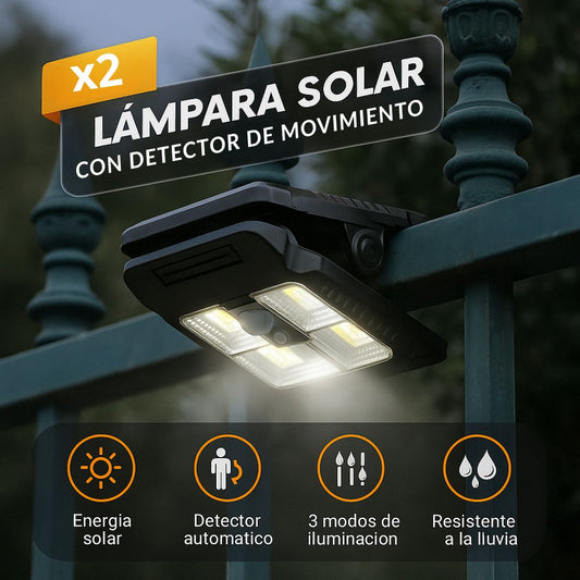 SolarClip - Lámpara Solar Tipo Pinza